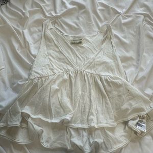 urban outfitters blouse white size medium